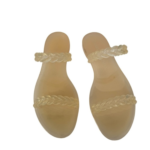 STUART WEITZMAN Braida Womens Open Toe Slip On Jelly Sandals SZ. 8 - Picture 8 of 11